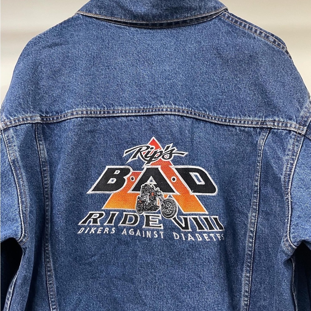 RIP’S BAD RIDE VIII BLUE DENIM JACKET FOR MEN’S & WOMEN’S - Picture 6 of 6